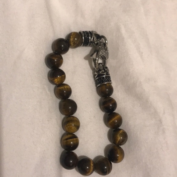 Eye of the tiger bracelet BLESSED FOR ABUNDANCE - Picture 2 of 5